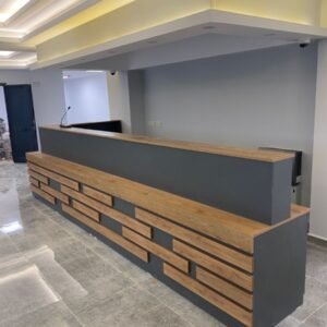 Custom Reception Desk Installation