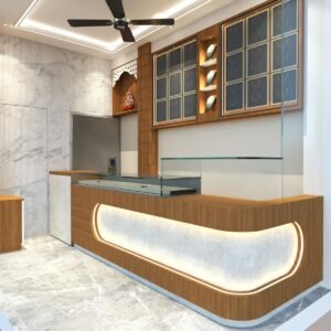 Reception Desk Fabrication