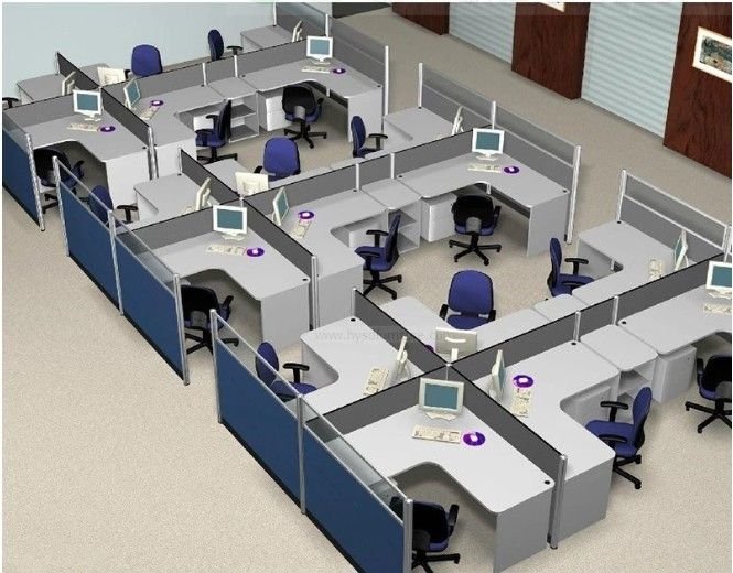 Modern Office Workstation Design