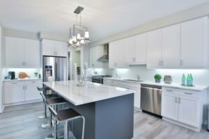 Kitchen remodeling with modern layout