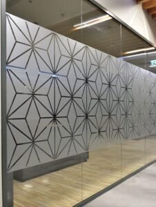 Decorative Glass Partition Panels