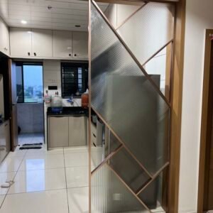 Home Glass Partitioning Design