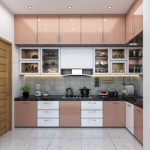 Kitchen Cabinet 3D Rendering
