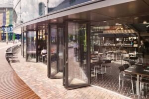 Restaurant Bi-Fold Glass Doors