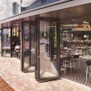 Restaurant Bi-Fold Glass Doors