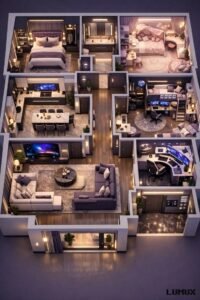 home interior 3D design