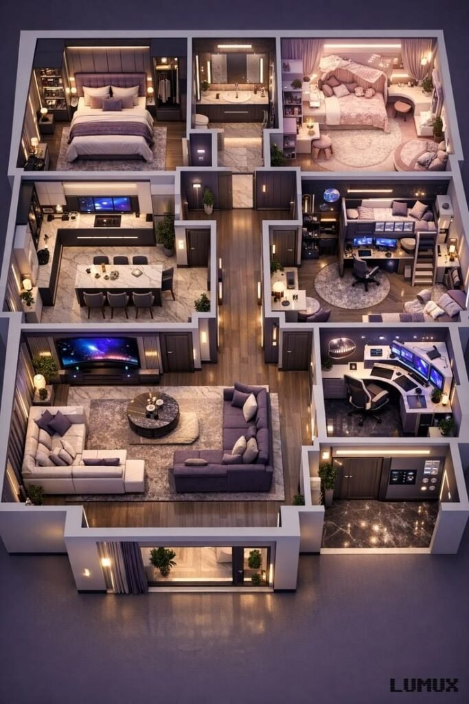 home interior 3D design